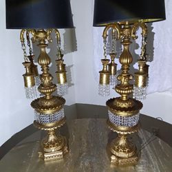 Two Loevsky And Loevsky Hollywood Regency Lamps