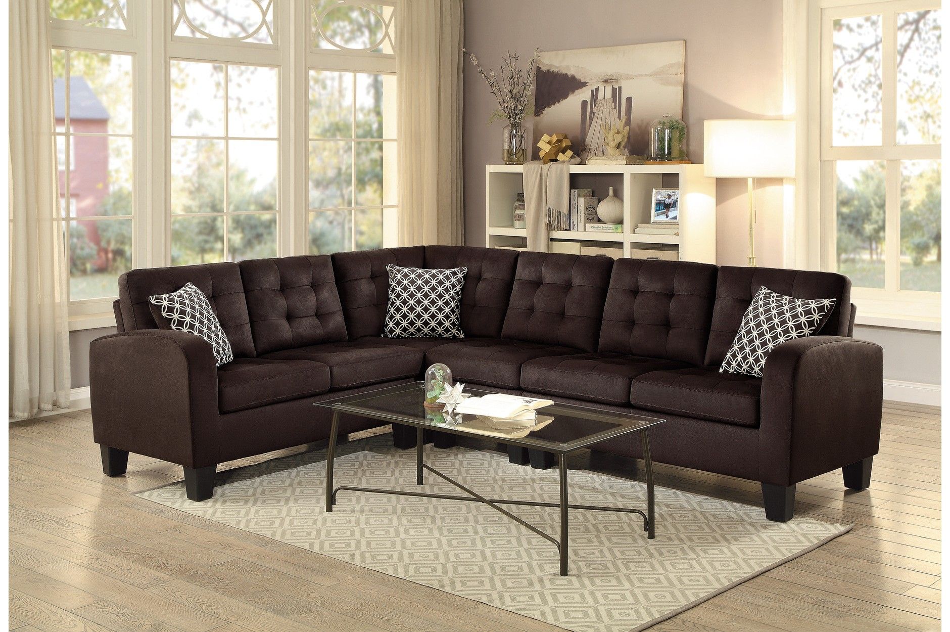 New l shape sectional sofa tax included delivery available