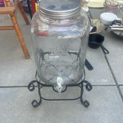 Glass Beverage Container 