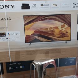 Sony 65" Screen Led Smart 4k Ultra HDTV.  KD65X77CL. Original Box SEALED