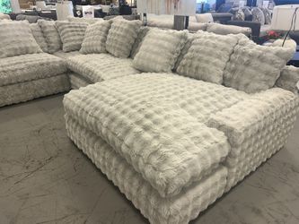 New Huge Fluff Sectional 