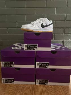Nike SB Dunk Low White Gum Multiple Sizes