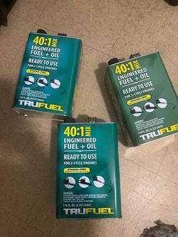 TruFuel 40:1 Premixed 2-Cycle Fuel – 3 Cans