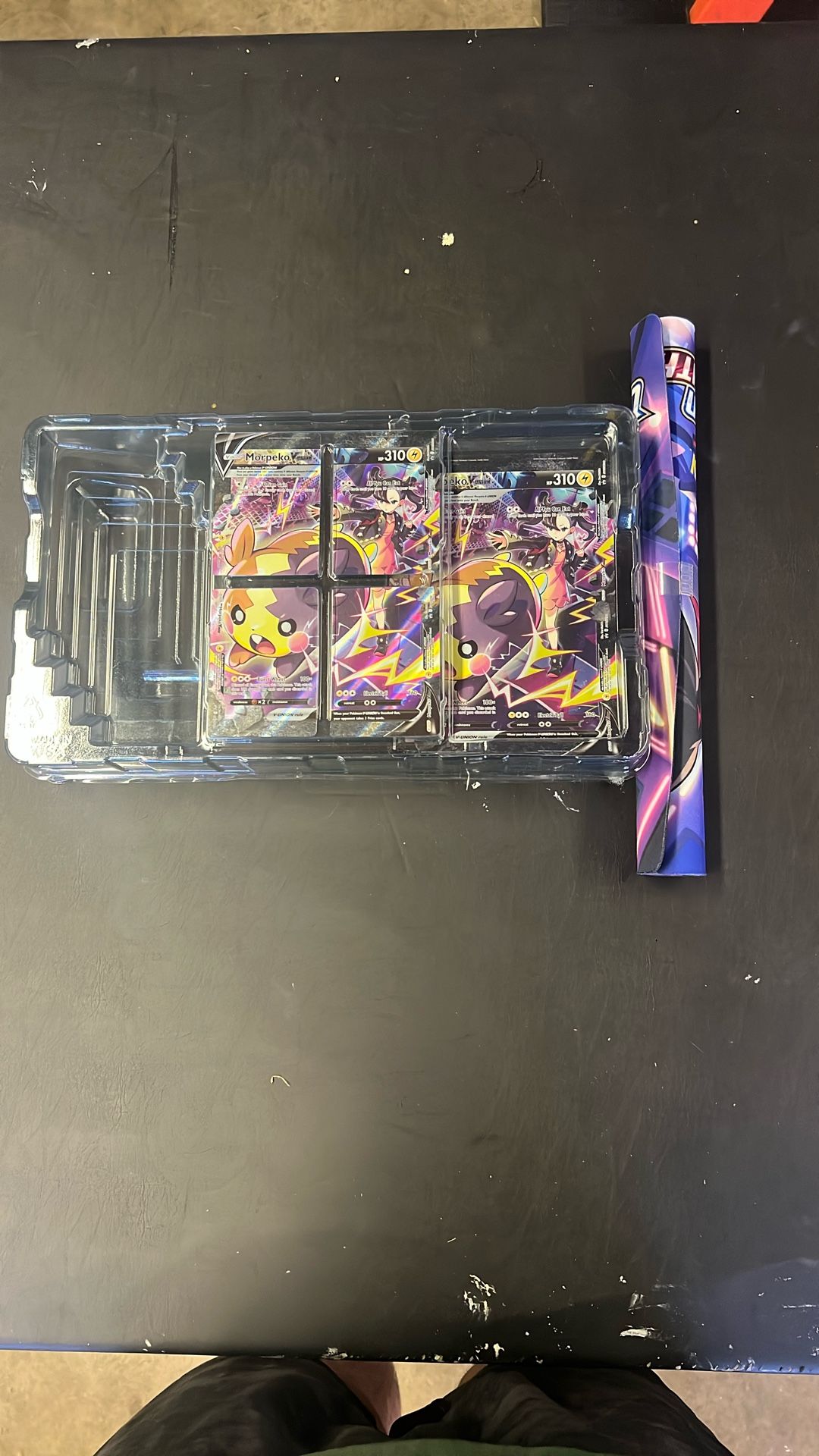 Pokemon Morpeko V Union Promos & Play Mat 