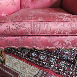 Antique Chinoiserie Lounge Chair