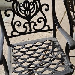 Cast Iron Table And Chairs