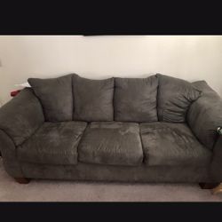 two sofas  a large and love seat  is in the second floor good condition. $25