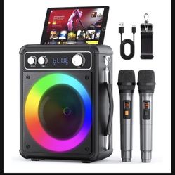 JYX Karaoke Machine With 2 Microphones