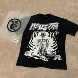 Hellstar Black Skeleton Tee “Reach Your Inner Peace”