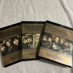 LORD OF THE RINGS Trilogy Blu-ray Extended 