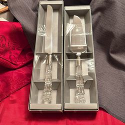 Wedding Cake Knife And Server