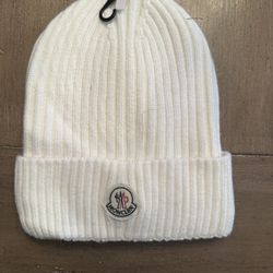White Moncler Hat 