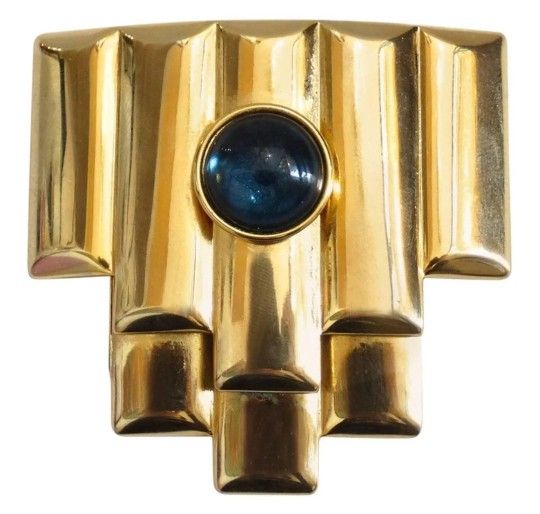 Vintage Balenciaga Art Deco style brooch