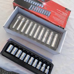 Snap on 1/2 Drive Metric Socket Set LIKE NEW 