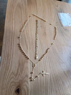 Gold-plated rosary