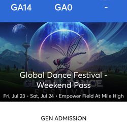 Global Dance Festival Weekend Pass 