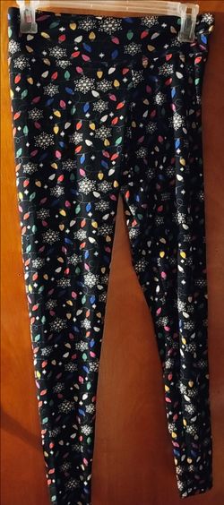 Ladies Christmas lights leggings