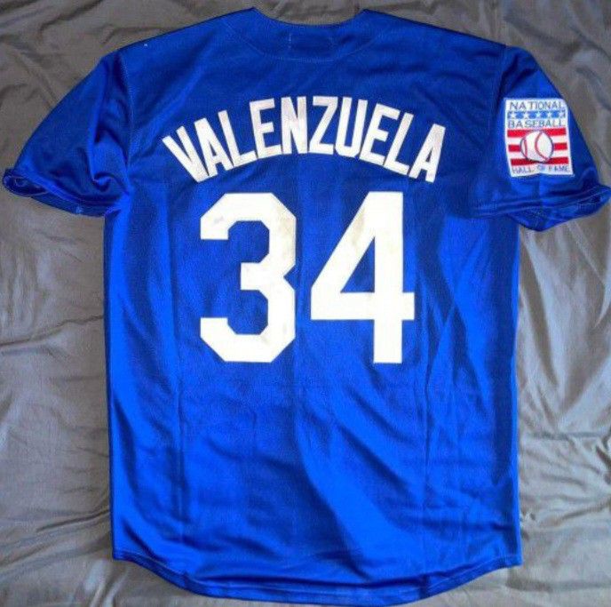 Los Angeles Dodgers Fernando Valenzuela #34 Woman's Blue Nike Jersey With  All Star Patch Small for Sale in Irwindale, CA - OfferUp