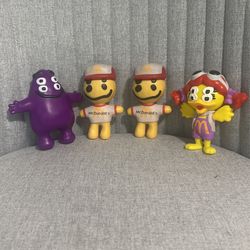 Mcdonalds Grimace and Friends Rare Collectables