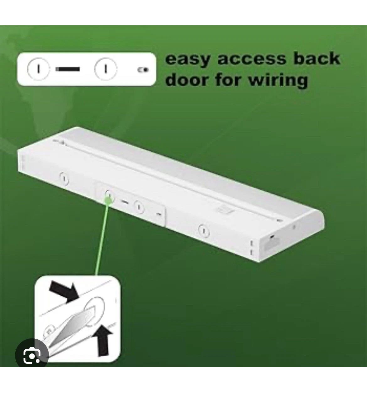 Good Earth Lighting 30in Smart Wire Direct LED Under Cabinet Light Bar Bluetooth