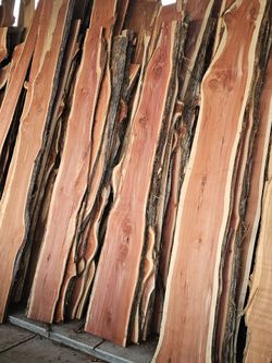 RED CEDAR SLABS AND MORE