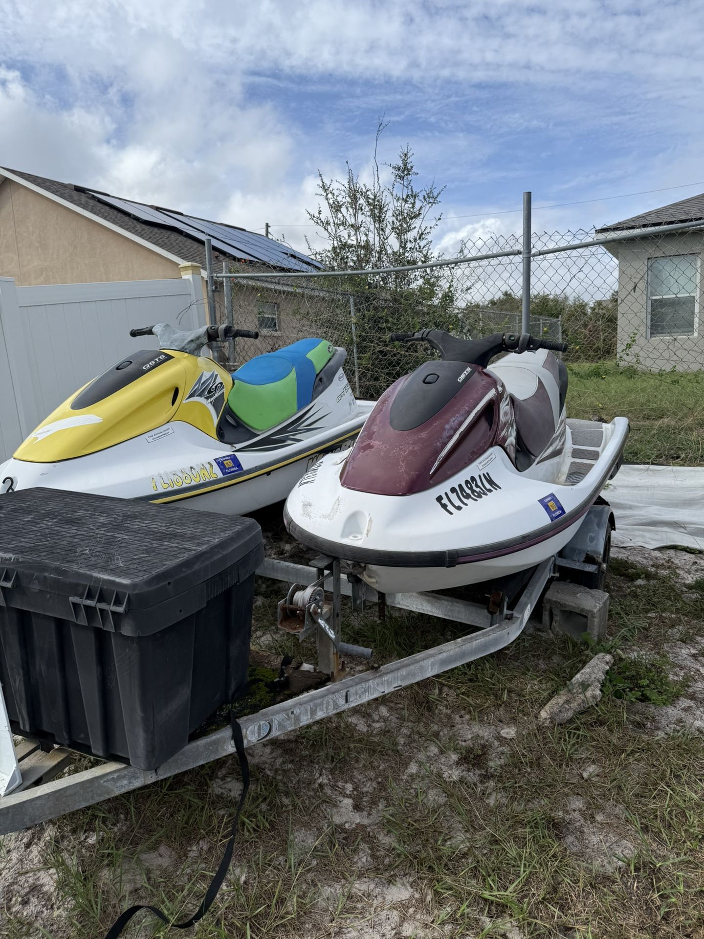1998 And 2001 Yamaha 760