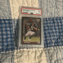 Drew Brees second year card PSA Mint 9