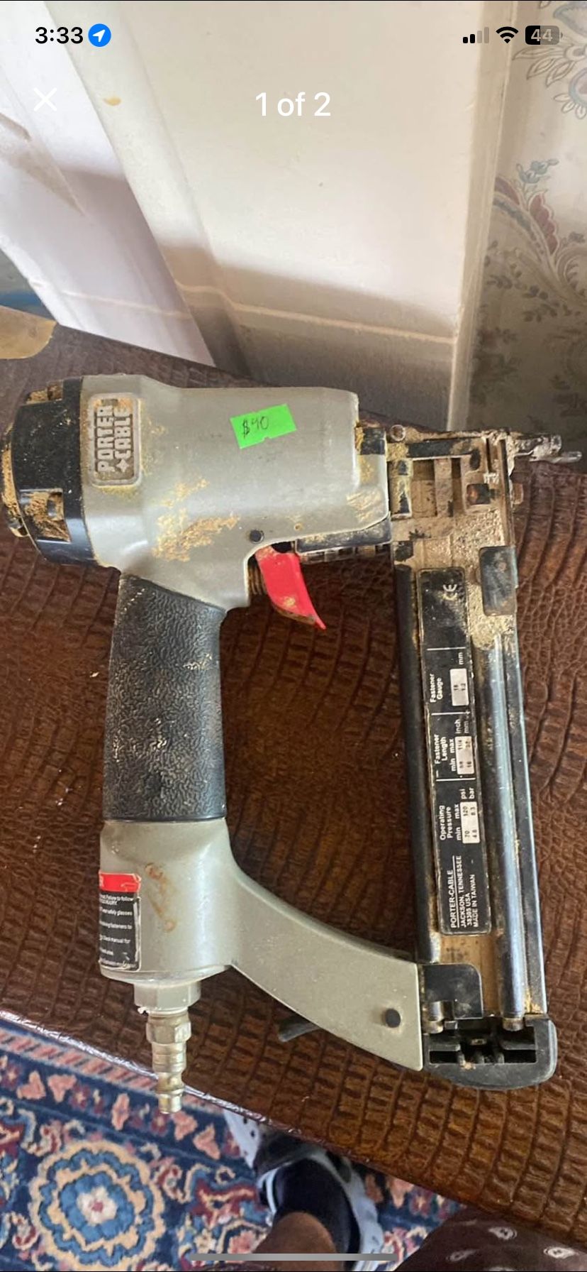 Air Brad Nailer 18 Gauge