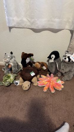 Brand new with tags wildlife stuffed animals