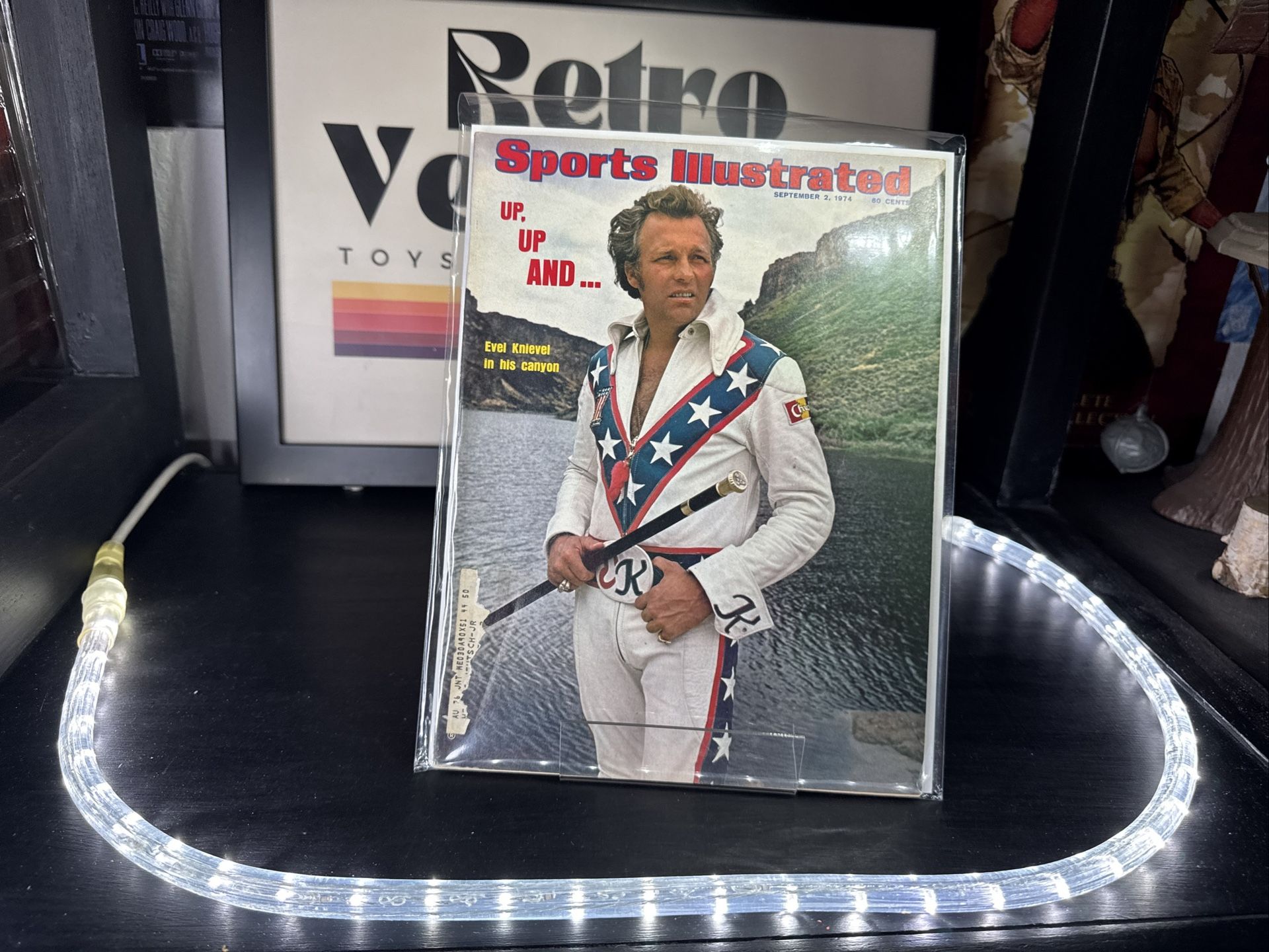 Evel Knievel 1974 Sept 2 SPORTS ILLUSTRATED Magazine Snake River Canyon VG+