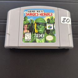 Army Men Sarge’s Heroes Nintendo 64