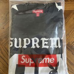 Supreme Playboy L/S Football Top Black Size Large