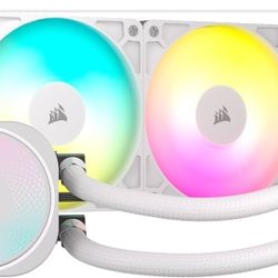 CORSAIR Nautilus 240 RS ARGB Liquid CPU Cooler – 240mm AIO – Low-Noise – Direct Motherboard Connection – Daisy-Chain – White