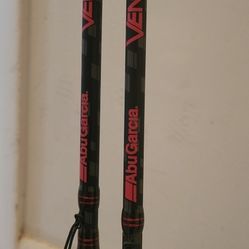 2 Brand New Abu Garcia Vendetta Baitcasting Rods 