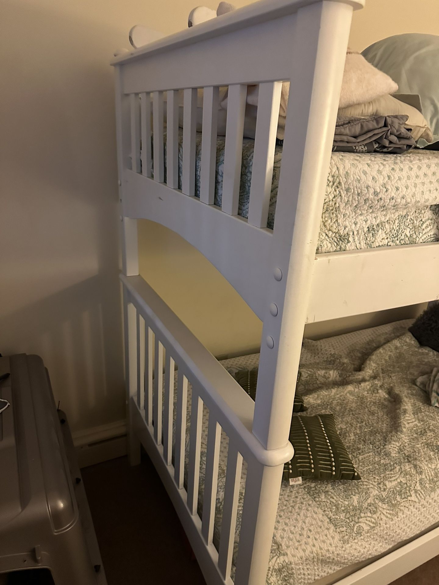 Bunk Beds  All Wood Frames White Pine  