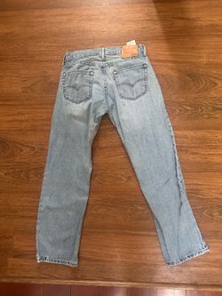 Levi’s 505 Regular Straight Leg Jeans Light Wash Denim 30x30