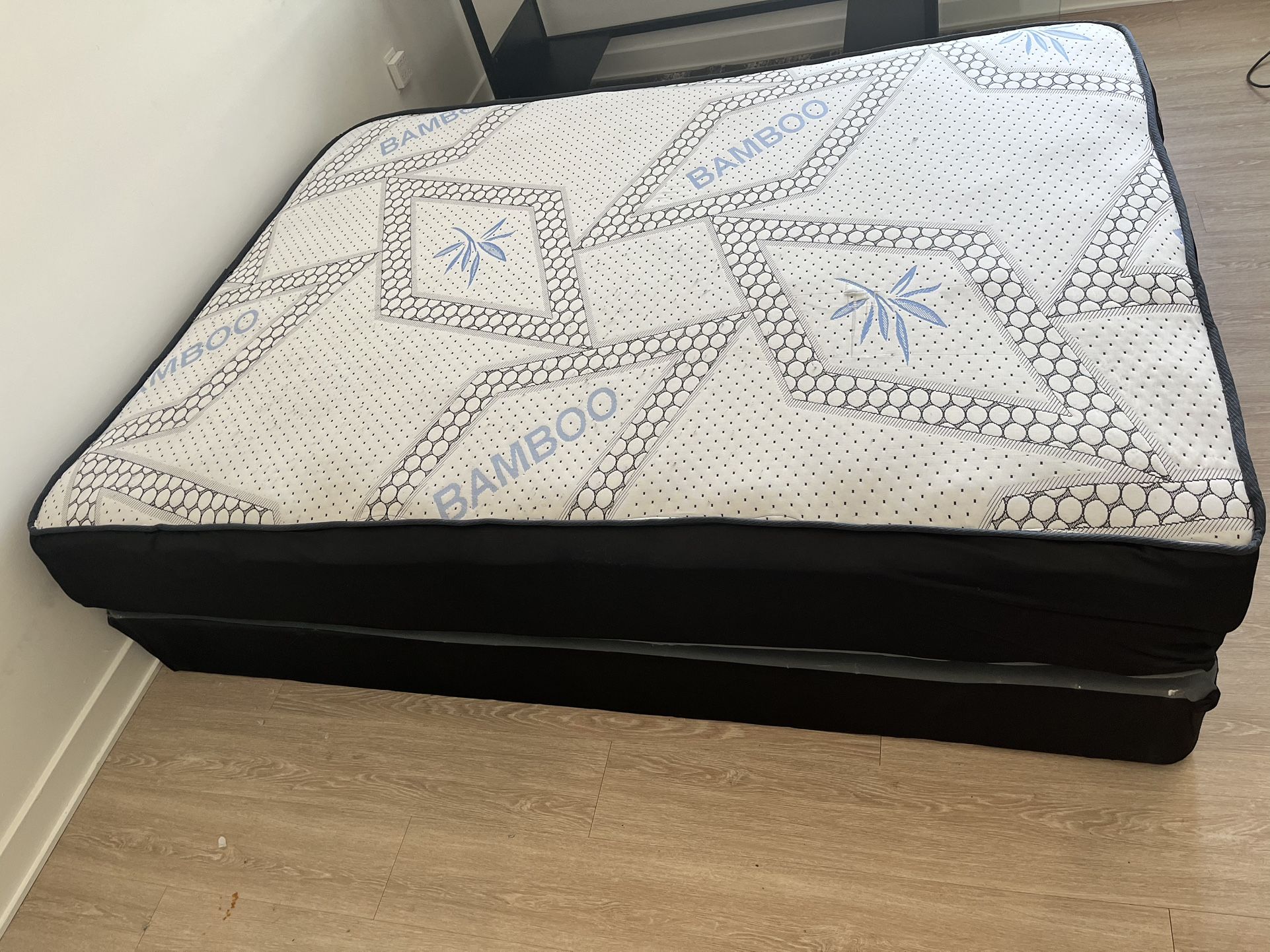 2 QueenMattresses, 2 Queen Boxsprings, 1 Queen Size Frame-Bundle or Individual (Pickup Only)