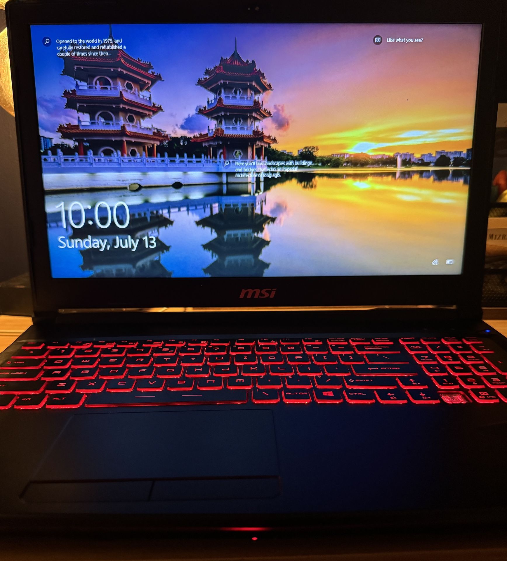 MSI 15.6” Gaming Laptop - GTX 1060 6GB - i7 - 16GB RAM