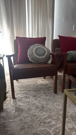 Brown chairs