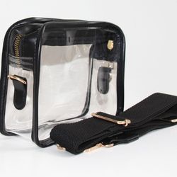 Lemonbella Clear Stadium Crossbody Bag