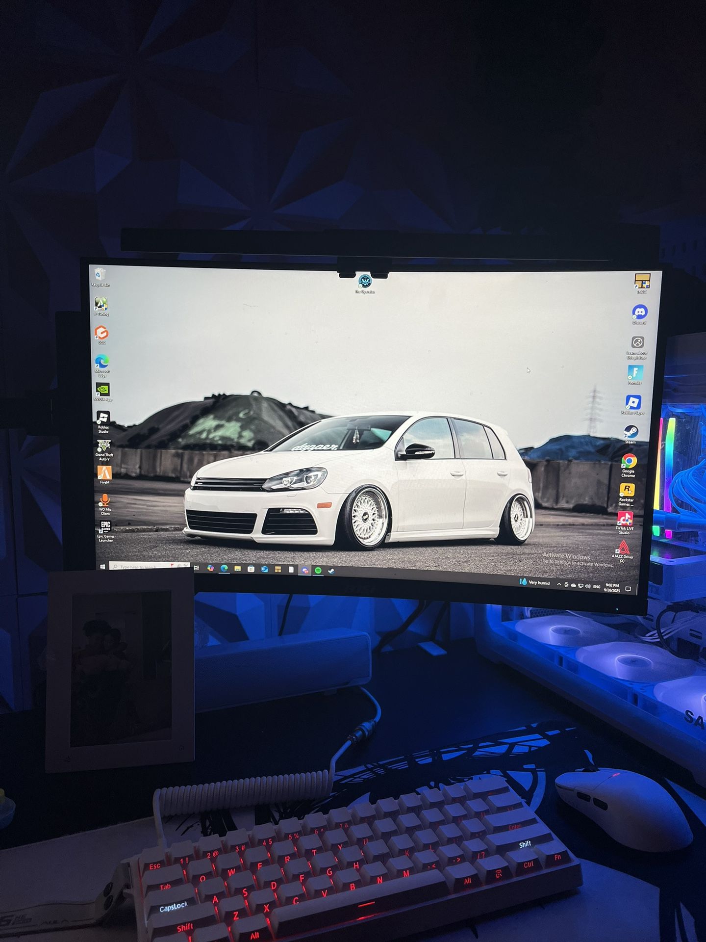 Curved Msi Gaming Monitor