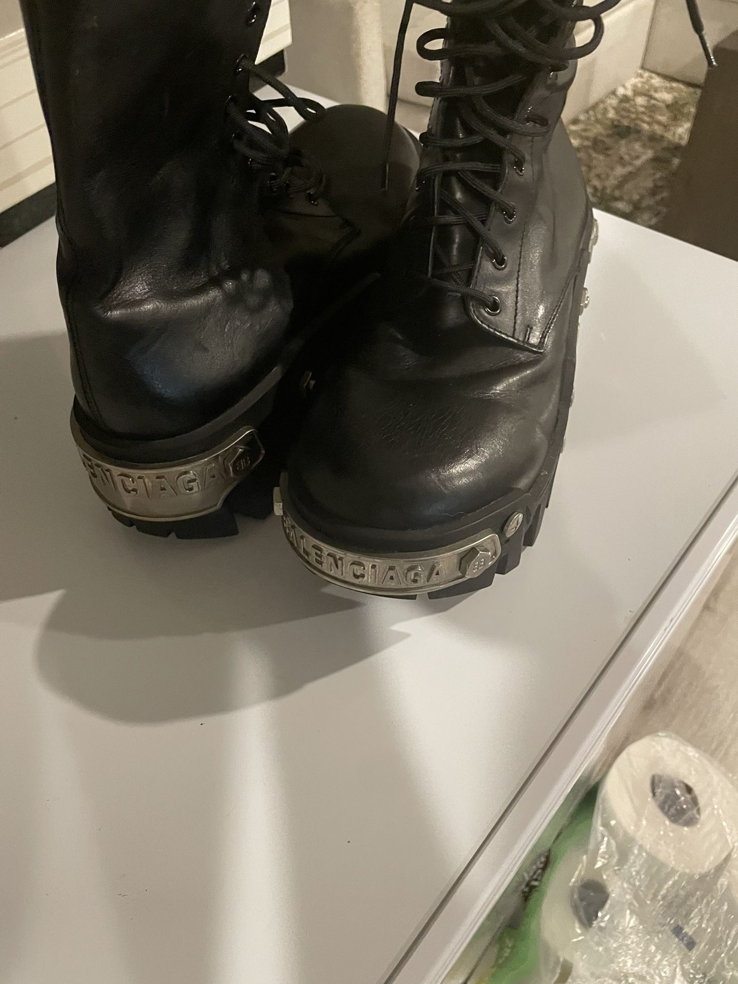 MEN'S BULLDOZER LACE-UP BOOT IN BLACK