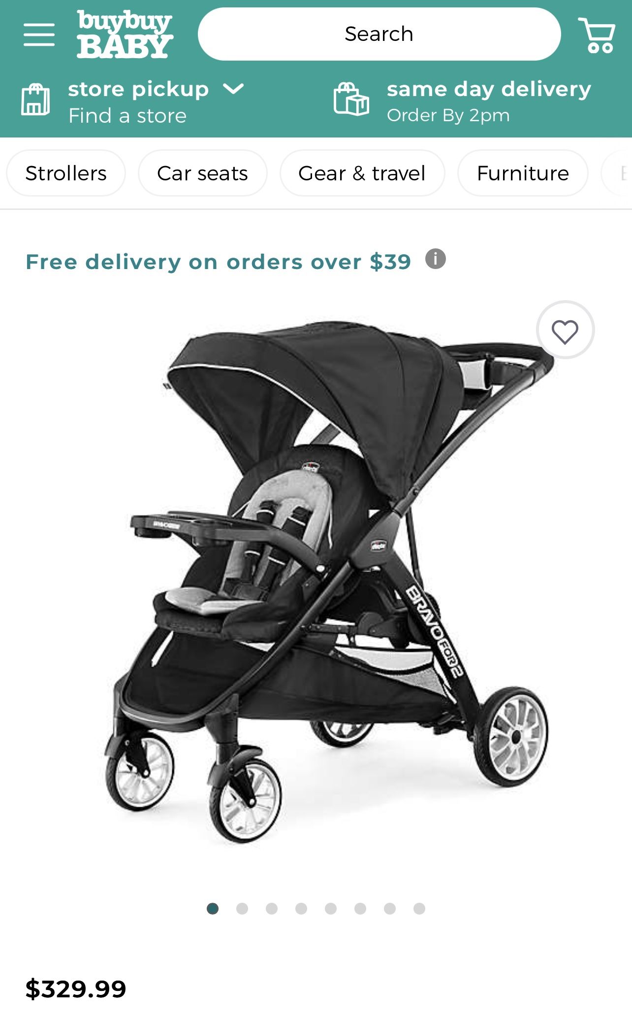 Stroller Chicco double