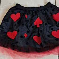 Girls Queen Hearts   Skirt