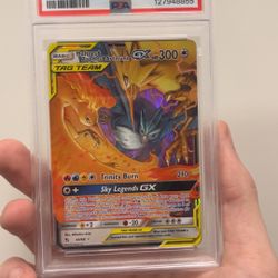 Pokemon: PSA 10 Moltres/zapdos/articuno Tag team