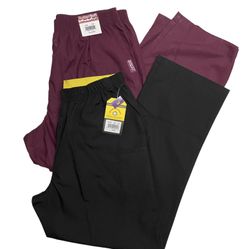 Butter-soft Sz 2XL / Spread Good cheer Sz 2 XT, 2 Women scrub pants, NWT