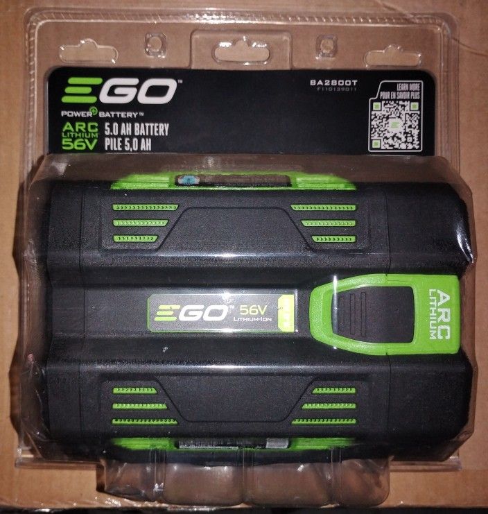 EGO ARC LITHIUM 56V 5.0 AH BATTERY BA2800T NEW