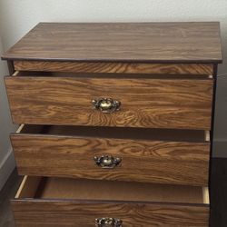 Wooden Dresser - 3 Drawers