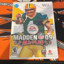 Madden 09 All-Play For The Wii