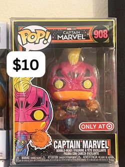 Captain Marvel 908 Funko Pop! - Blacklight 